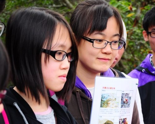 Participants in Ecobus environmental education program